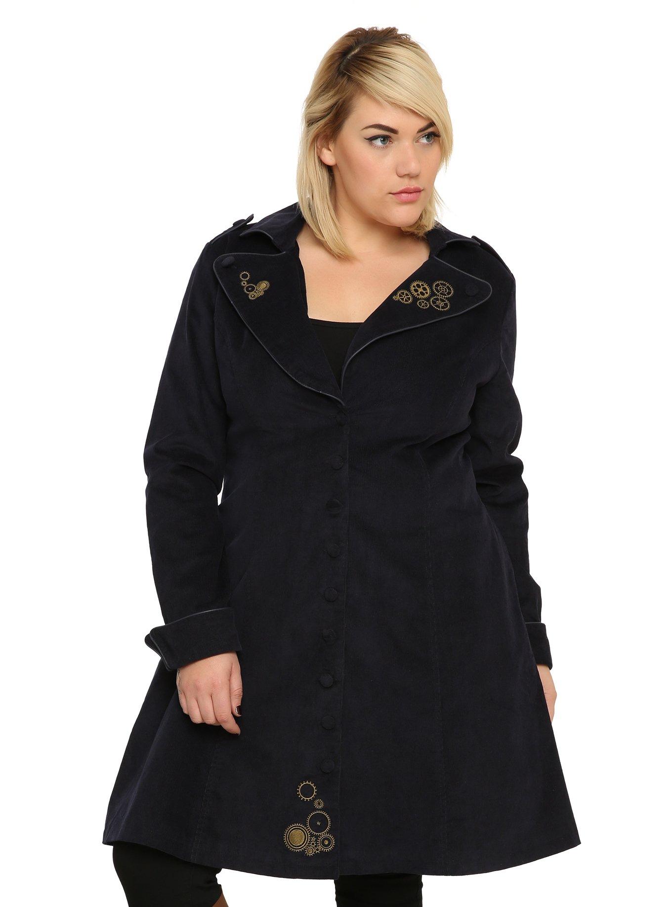 Doctor Who TARDIS Coat Plus Size, BLUE, hi-res