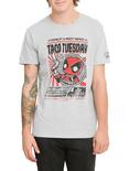 Funko Marvel Pop! Deadpool Taco Tuesday T-Shirt Hot Topic Exclusive, GREY, hi-res