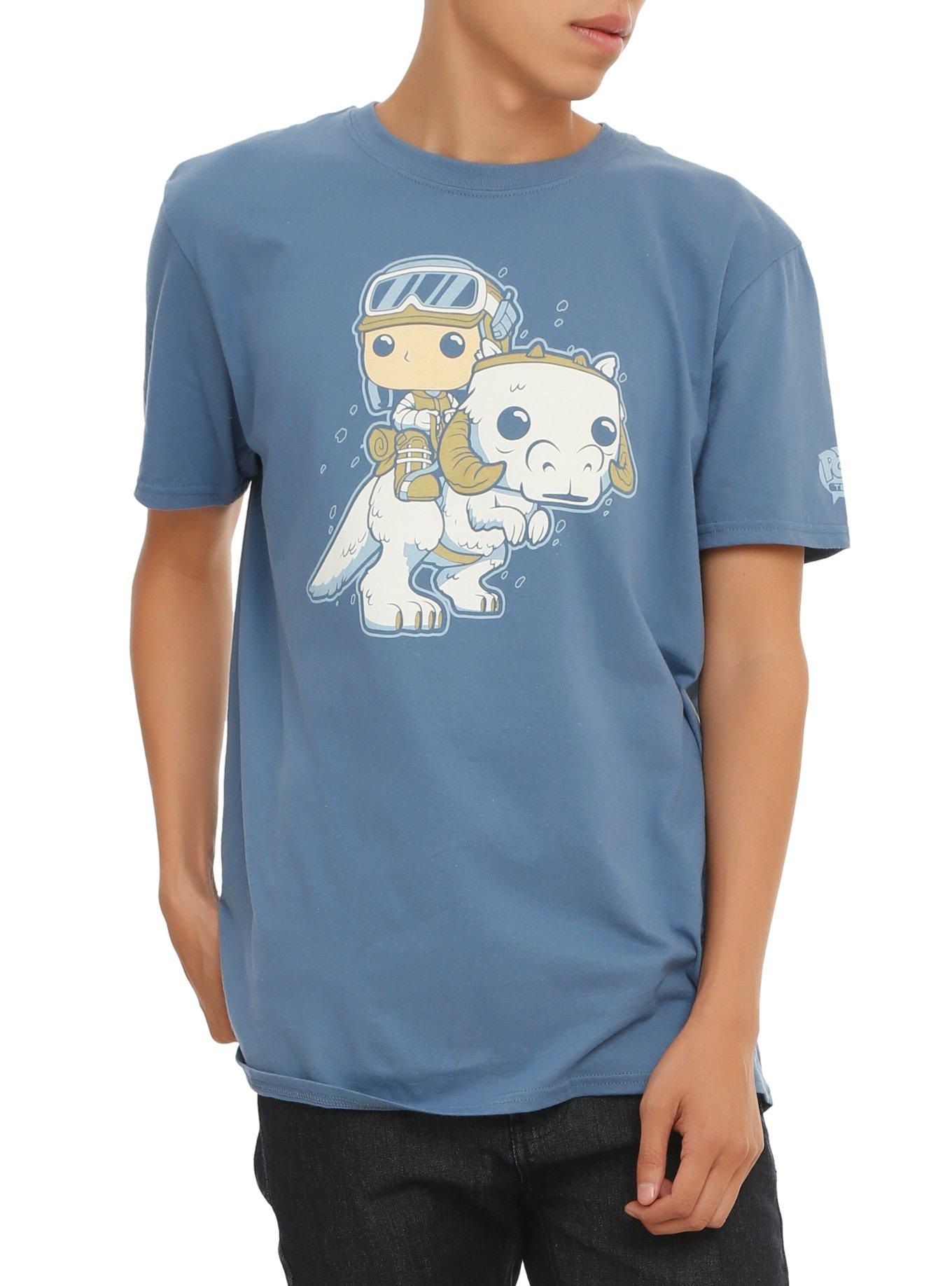 Funko Star Wars Luke Skywalker T-Shirt Hot Topic Exclusive, INDIGO, hi-res
