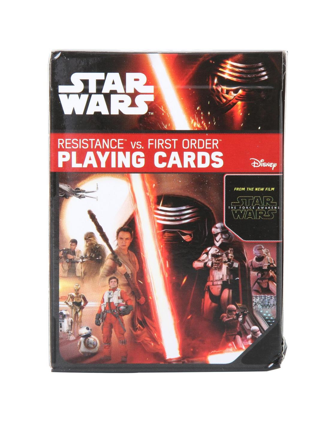Star Wars: The Force Awakens Resistance Vs. First Order Playing Cards, , hi-res