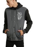 Fall Out Boy Skull Varsity Jacket, BLACK, hi-res