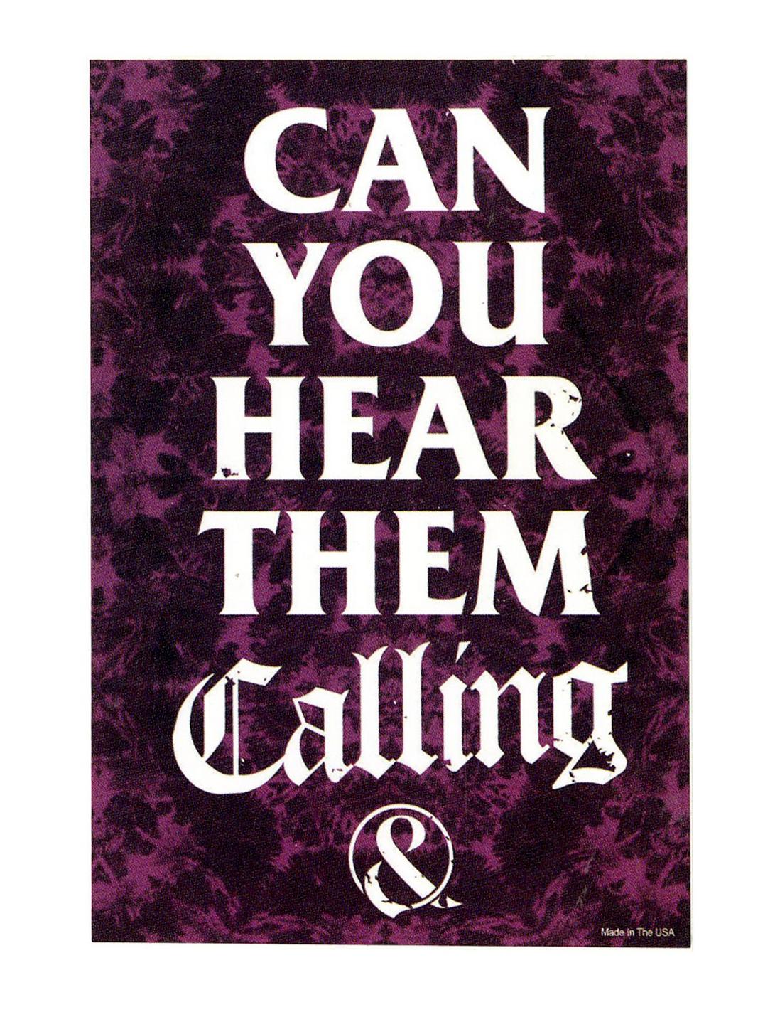 Of Mice & Men Can You Hear Them Calling Sticker, , hi-res