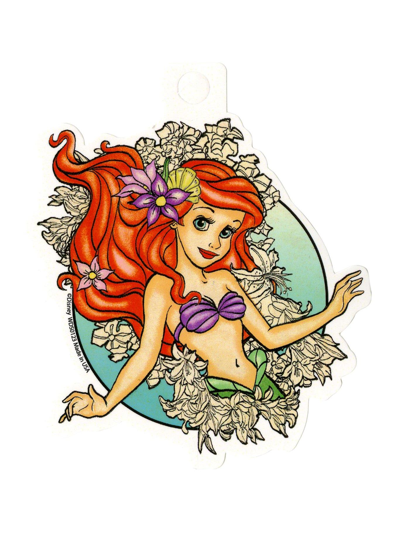 Disney The Little Mermaid Ariel Sticker, , hi-res