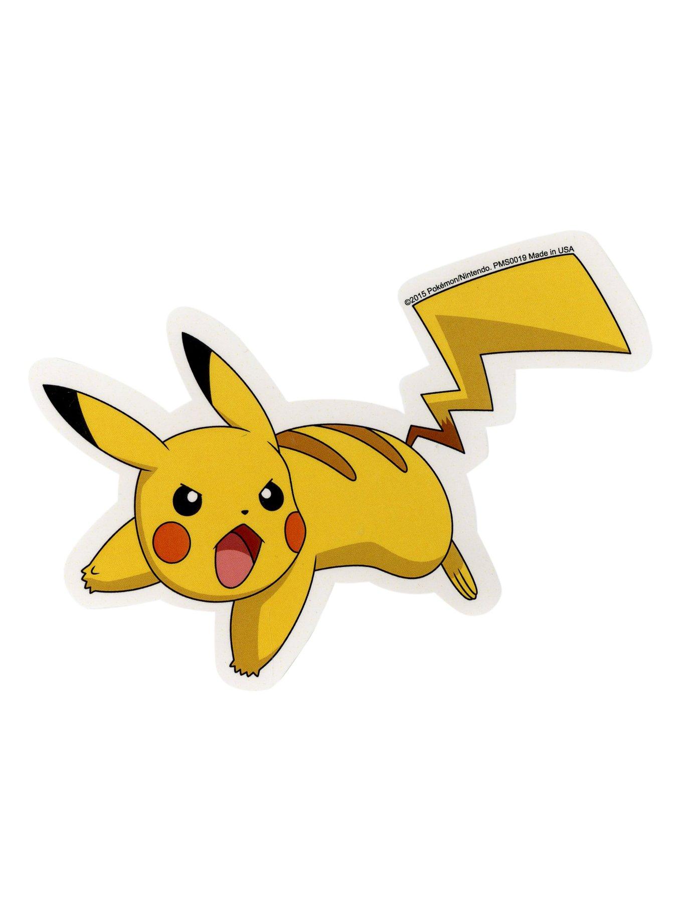 Pokemon Pikachu Fight Sticker, , hi-res