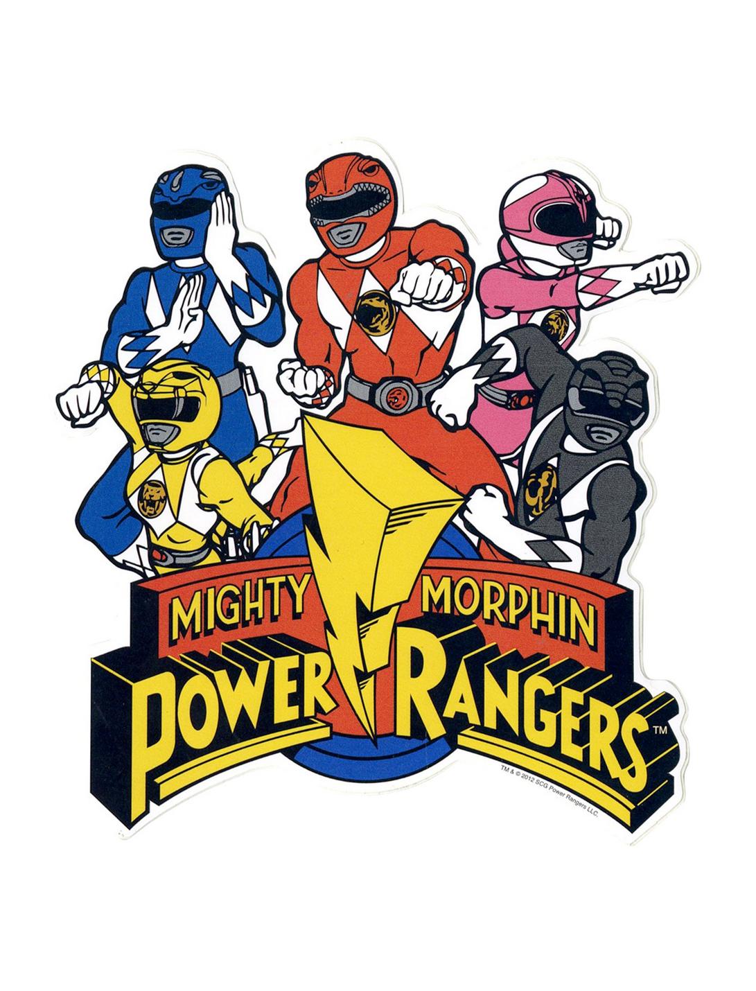 Mighty Morphin Power Rangers Sticker, , hi-res