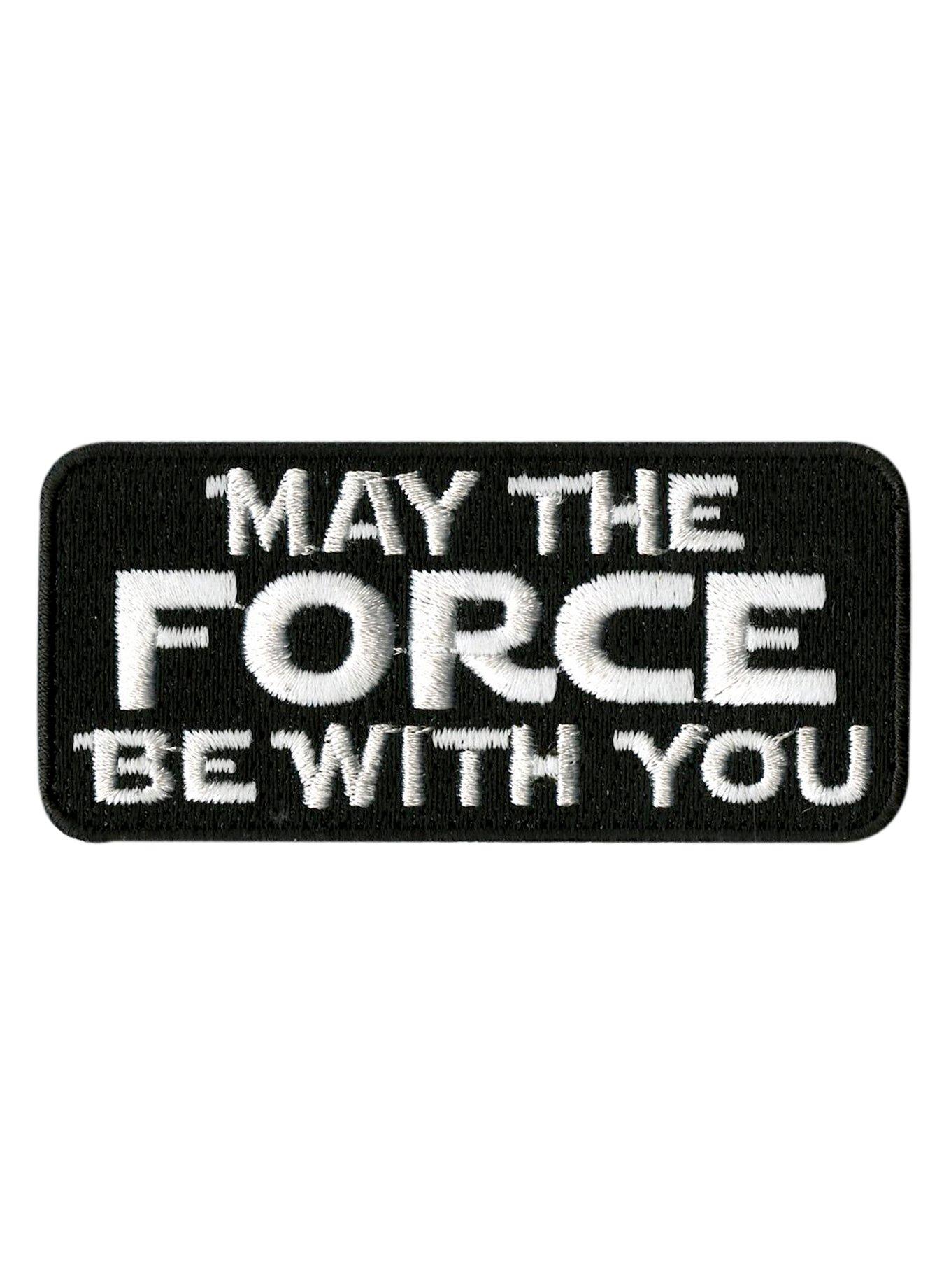 Star Wars Patches May The Force Be With You & The Resistance Depends On You