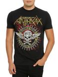 Anthrax Winged Skull T-Shirt, BLACK, hi-res