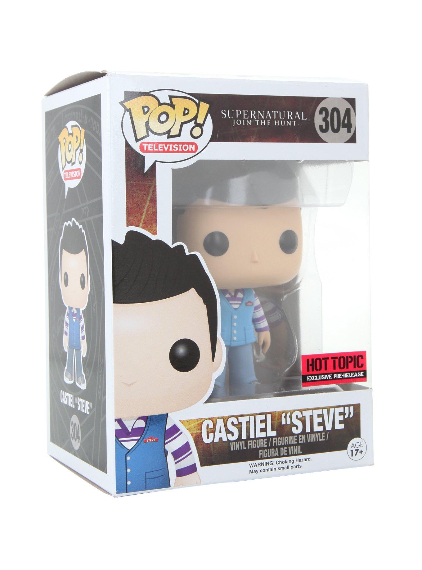 Funko Supernatural Pop! Television Castiel "Steve" Vinyl Figure Hot Topic Exclusive Pre-Release, , hi-res