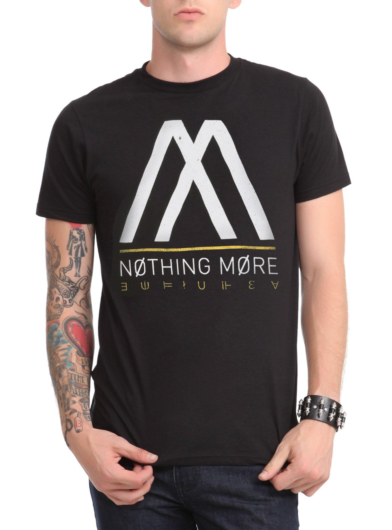 Nothing More Logo T-Shirt, BLACK, hi-res