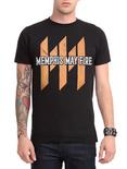 Memphis May Fire Bar Logo T-Shirt, BLACK, hi-res