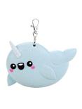 Narwhal Glitter Coin Purse, , hi-res