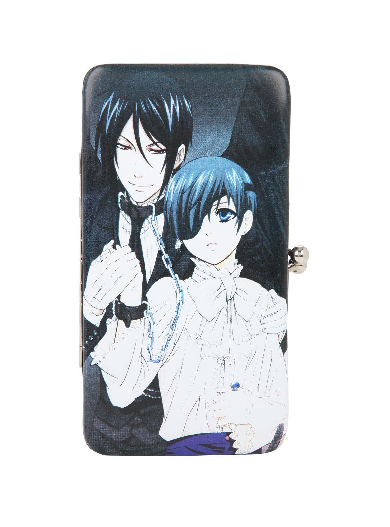 Black Butler Sebastian & Ciel Kisslock Hinge Wallet, , hi-res