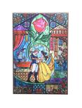 Disney Beauty And The Beast Stained Glass Dance Wood Wall Art, , hi-res