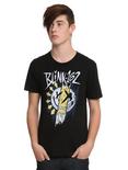 Blink-182 Triple Face T-Shirt, BLACK, hi-res