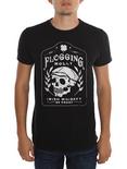 Flogging Molly Skull T-Shirt, BLACK, hi-res