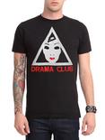 Drama Club Mask Logo T-Shirt, BLACK, hi-res