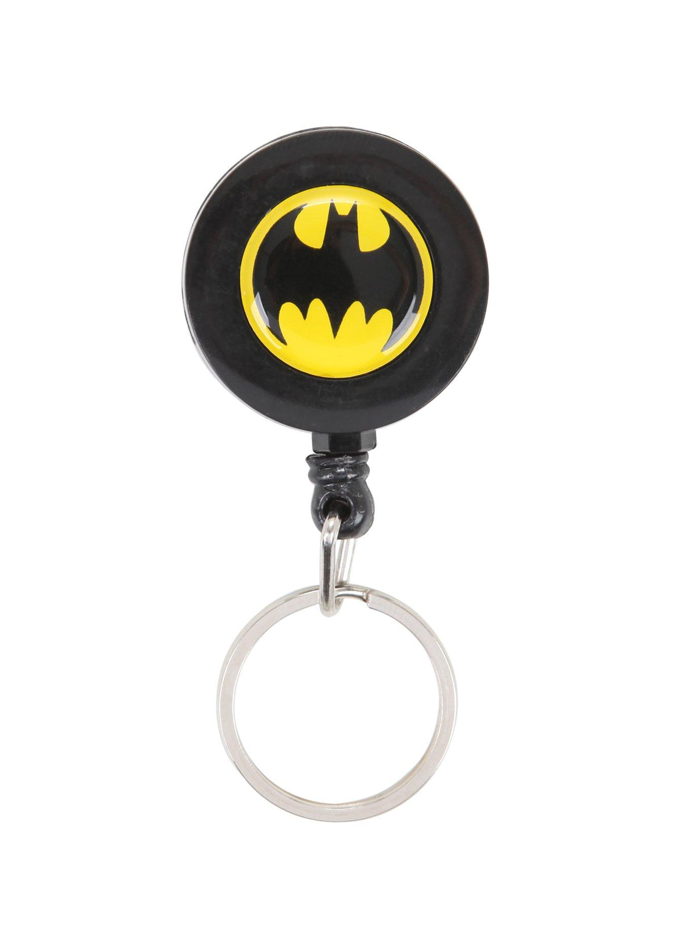 DC Comics Batman Logo Retractable Key Chain, , hi-res