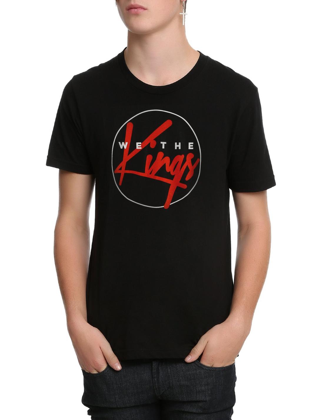 We The Kings Circle Logo T-Shirt, BLACK, hi-res