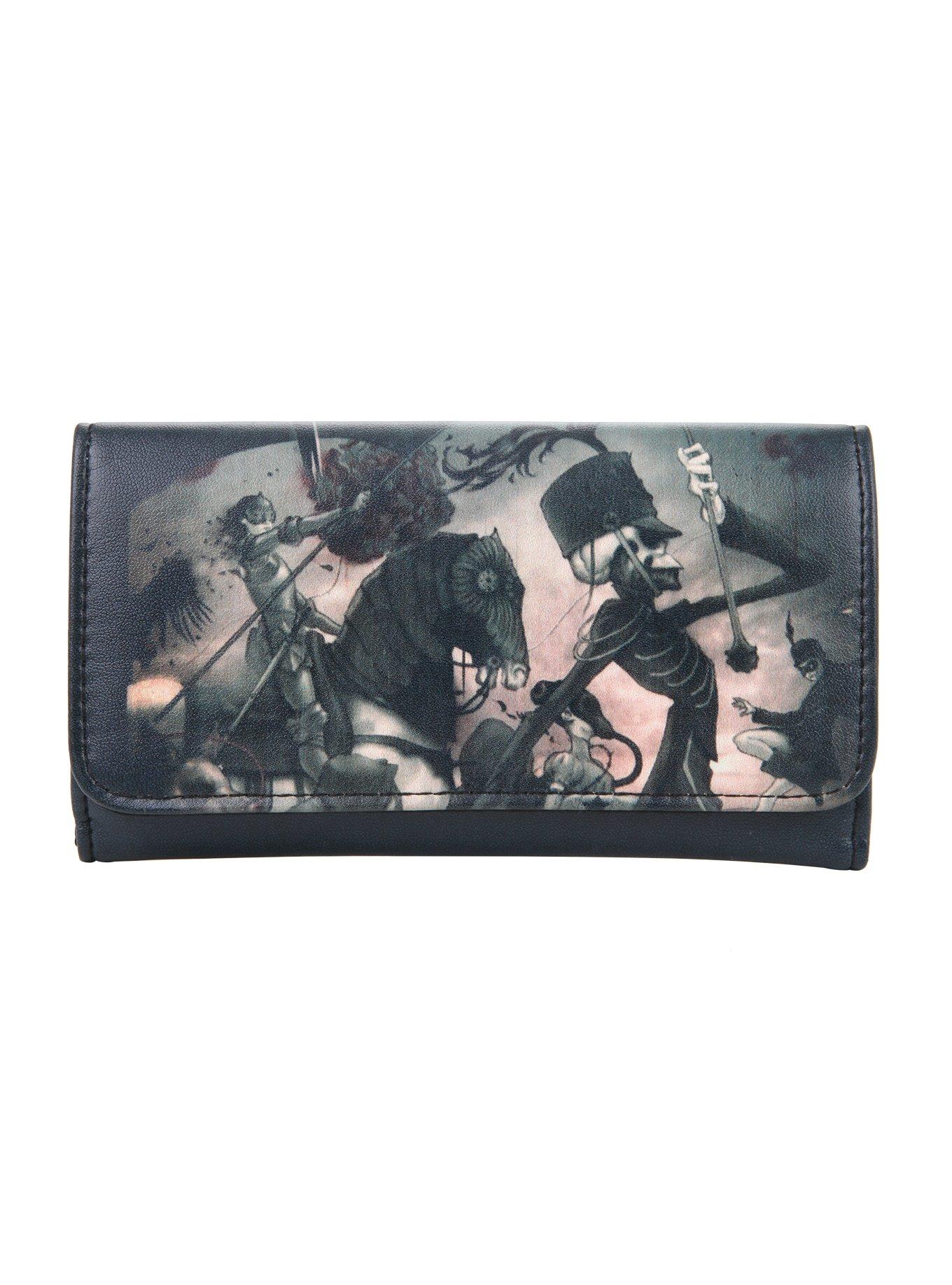 My Chemical Romance Parade Skeleton Flap Wallet | Hot Topic