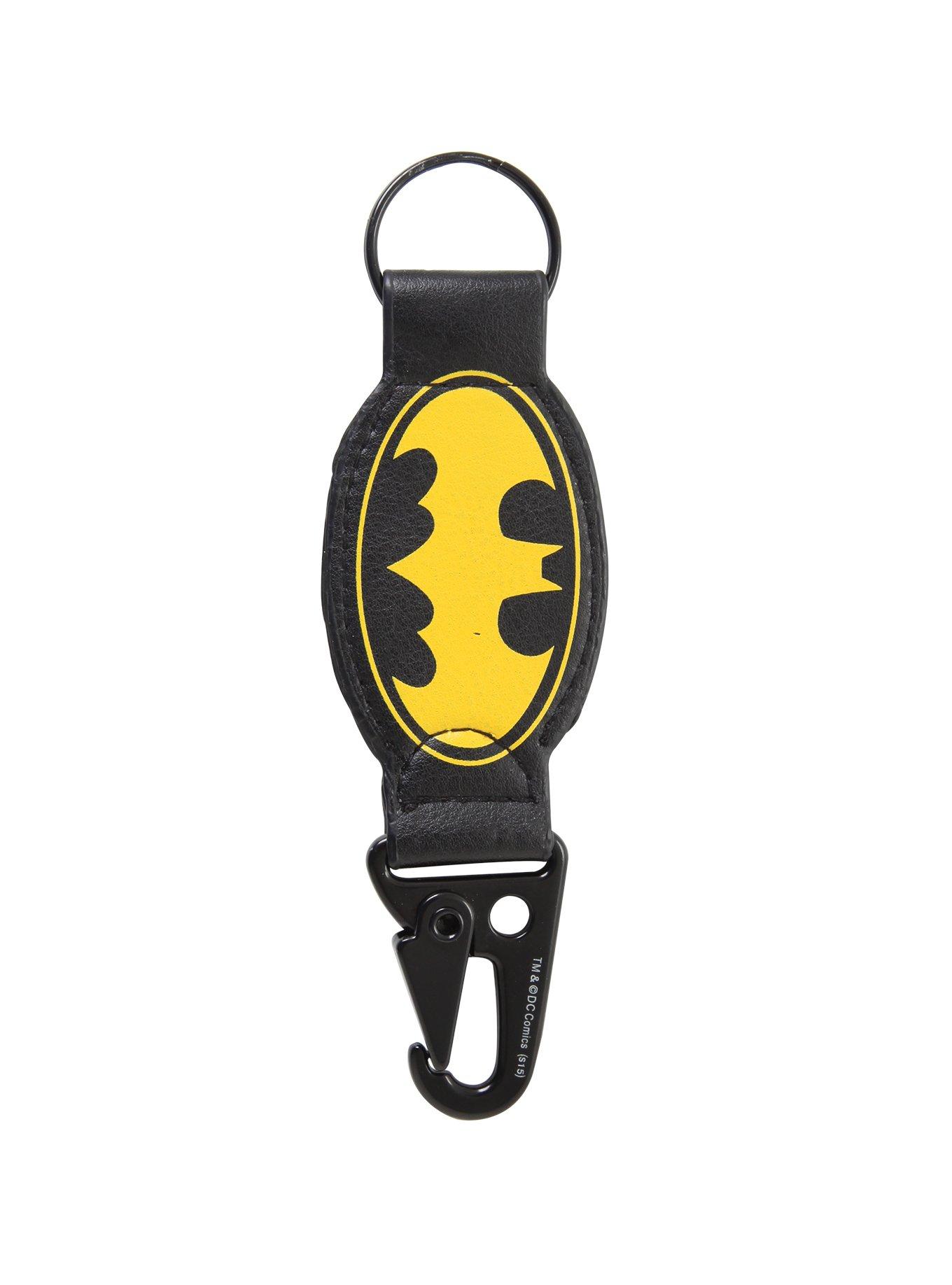 DC Comics Batman Logo Carabiner Key Chain, , hi-res