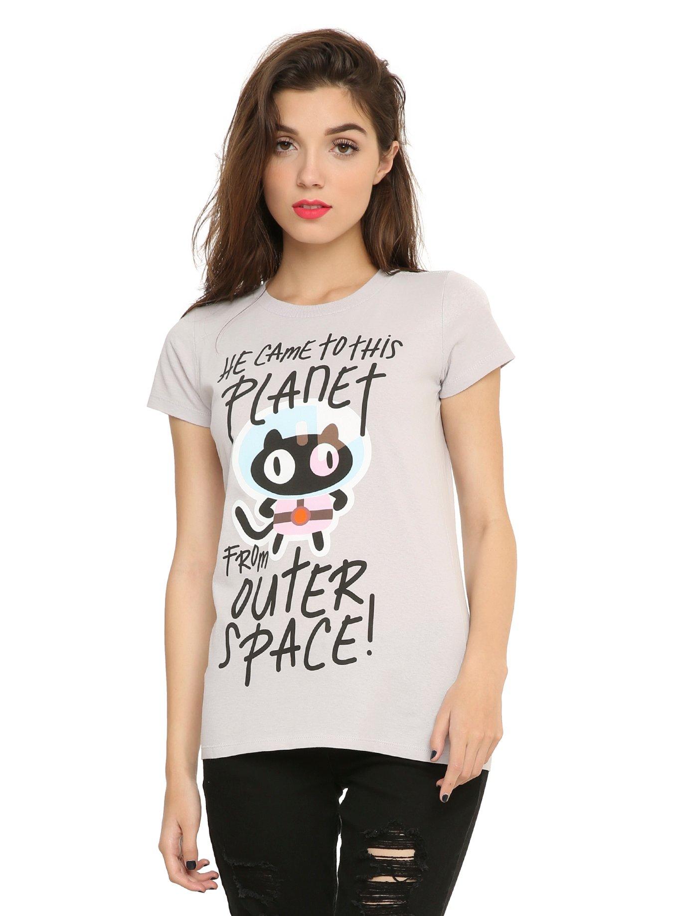 Steven Universe Cookie Cat From Outer Space Girls T-Shirt, WHITE, hi-res