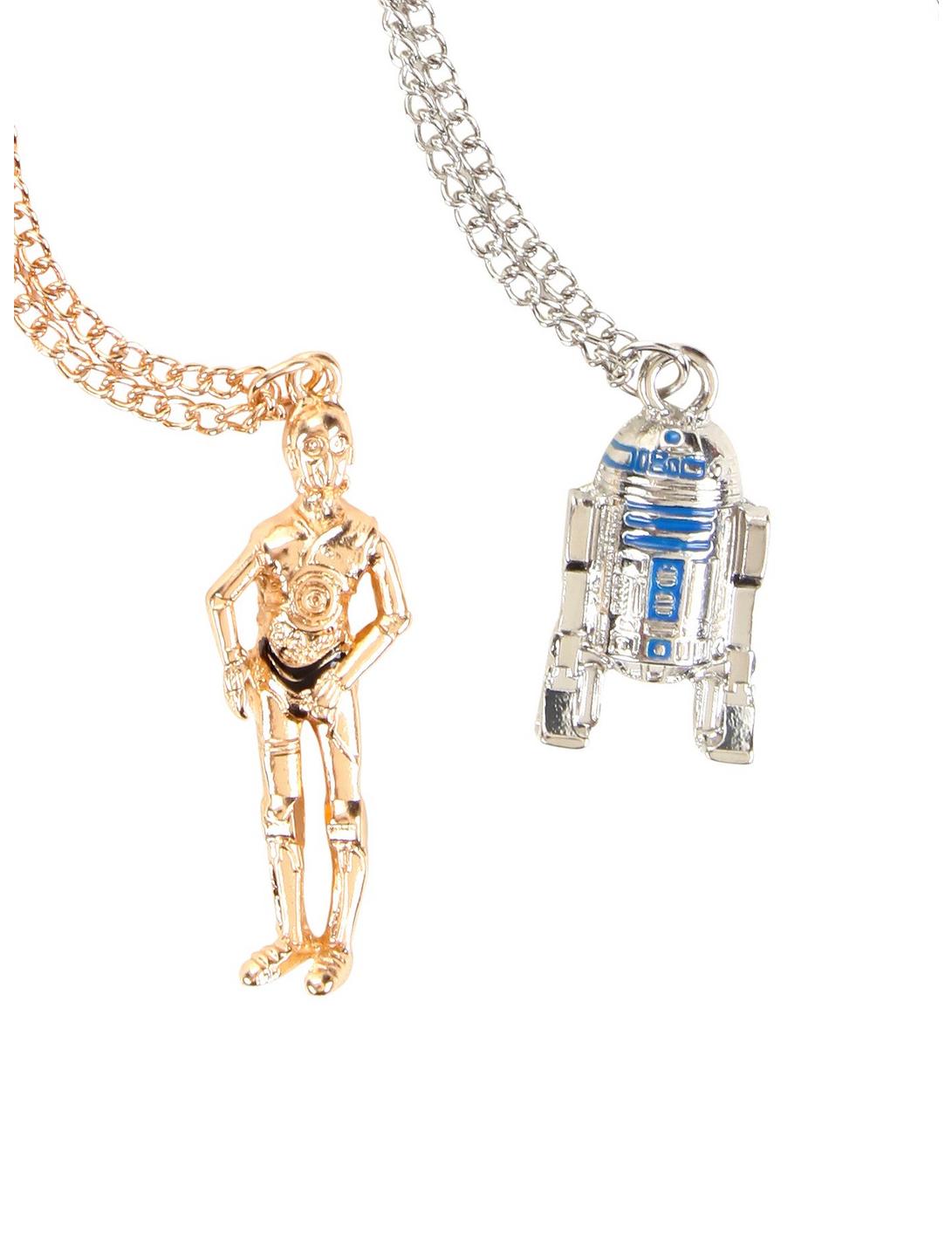 Star Wars C-3PO & R2-D2 Necklace Set, , hi-res