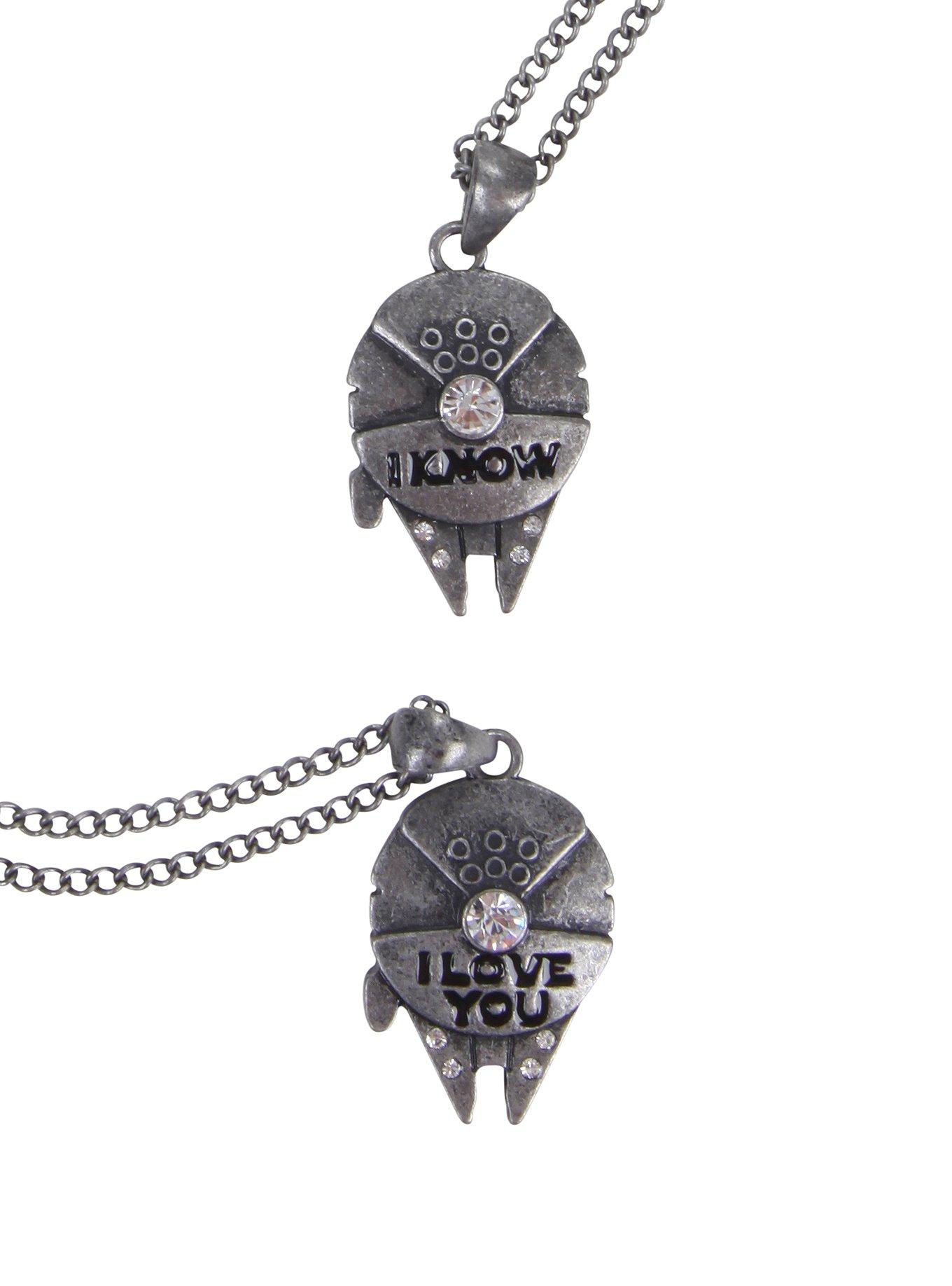 Star wars i love you i know on sale necklace