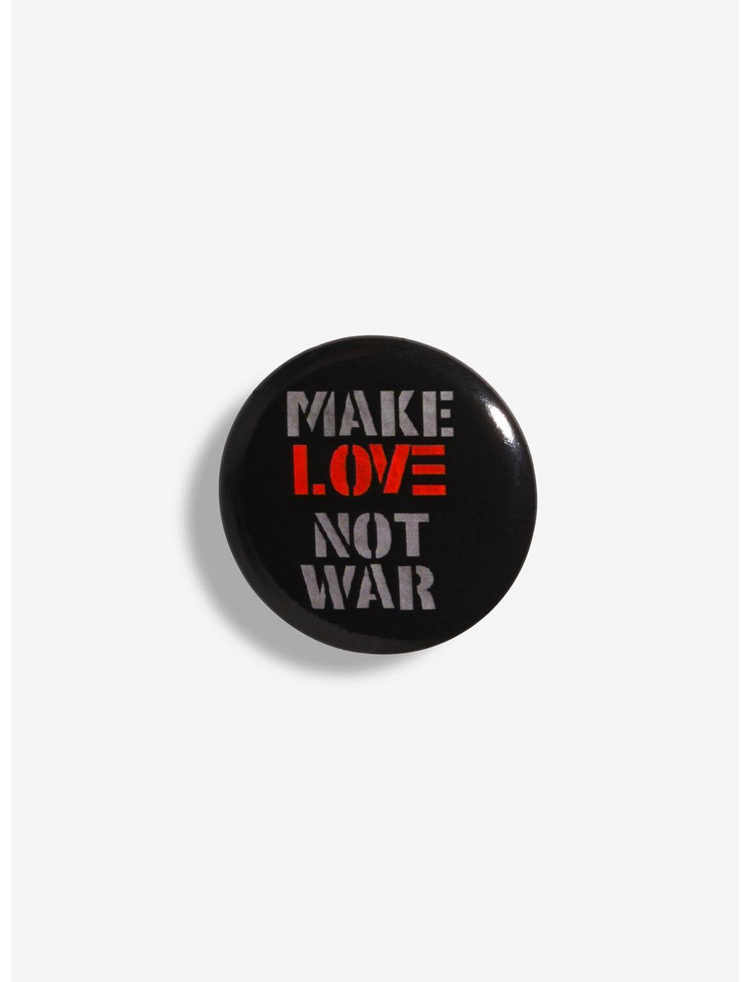 Make Love Not War Pin, , hi-res
