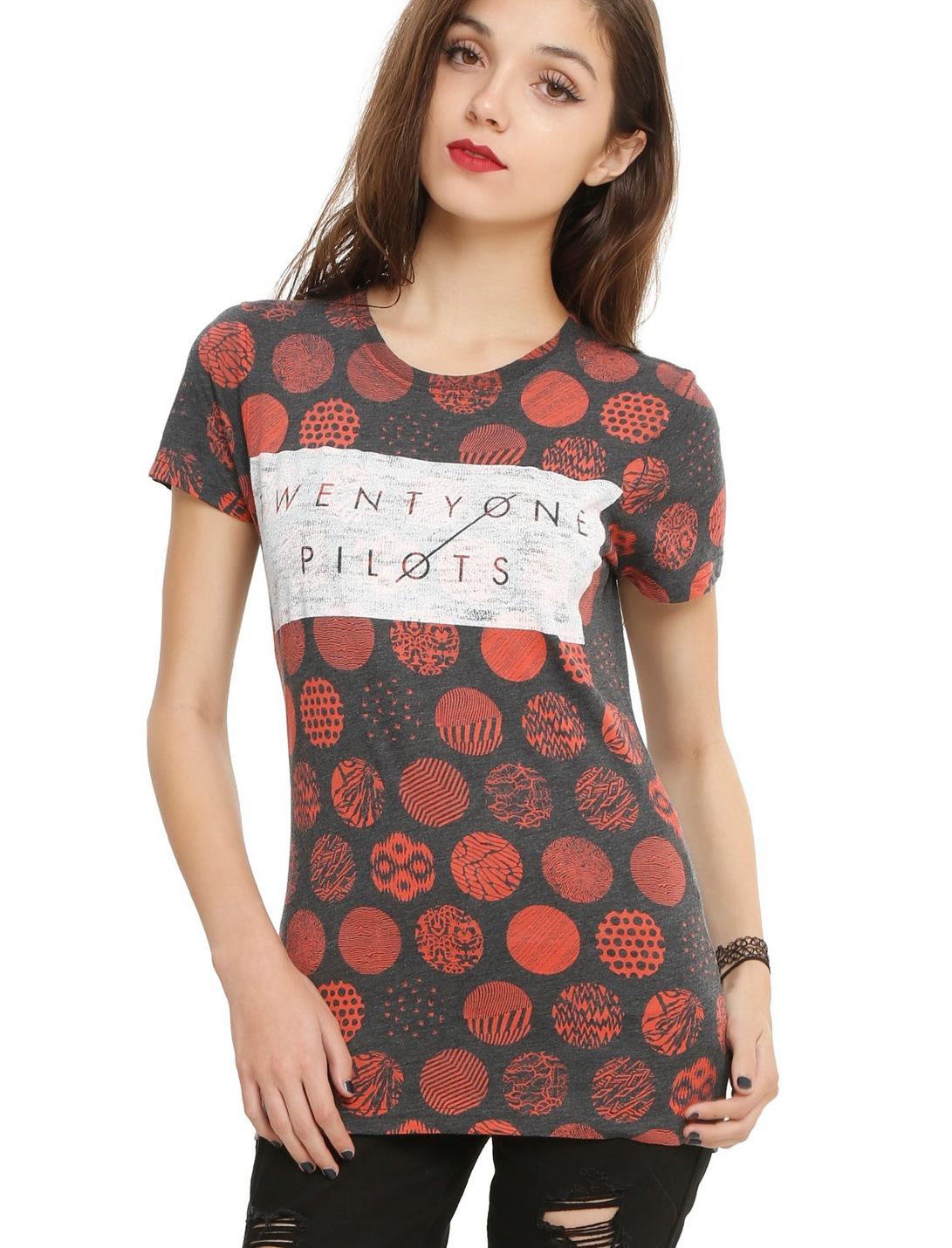 Twenty One Pilots Circles Girls T-Shirt, , hi-res