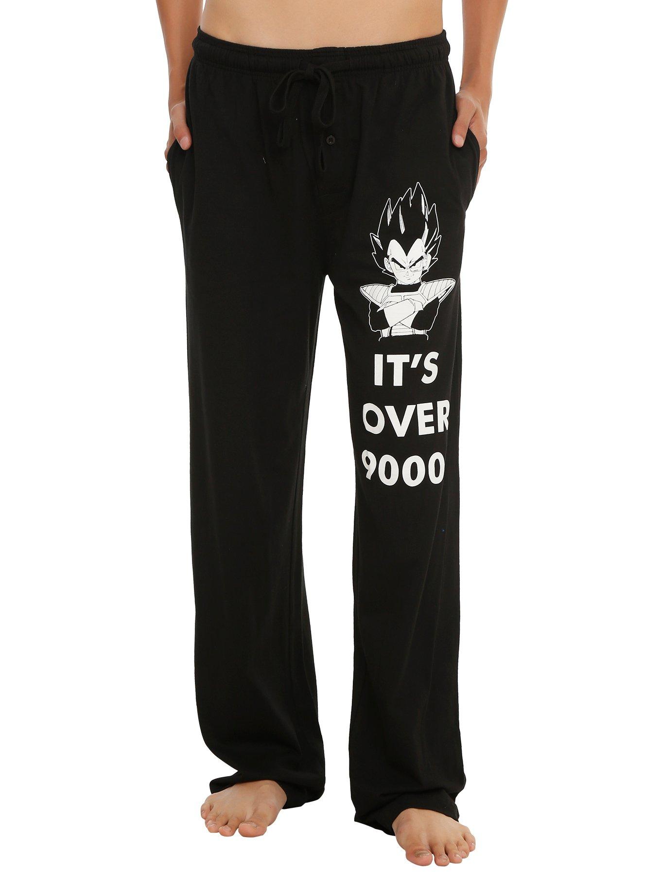 Dragon Ball Z It s Over 9000 Guys Pajama Pants