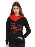 Panic! At The Disco Logo Cowl Neck Girls Pullover Hoodie, BLACK, hi-res