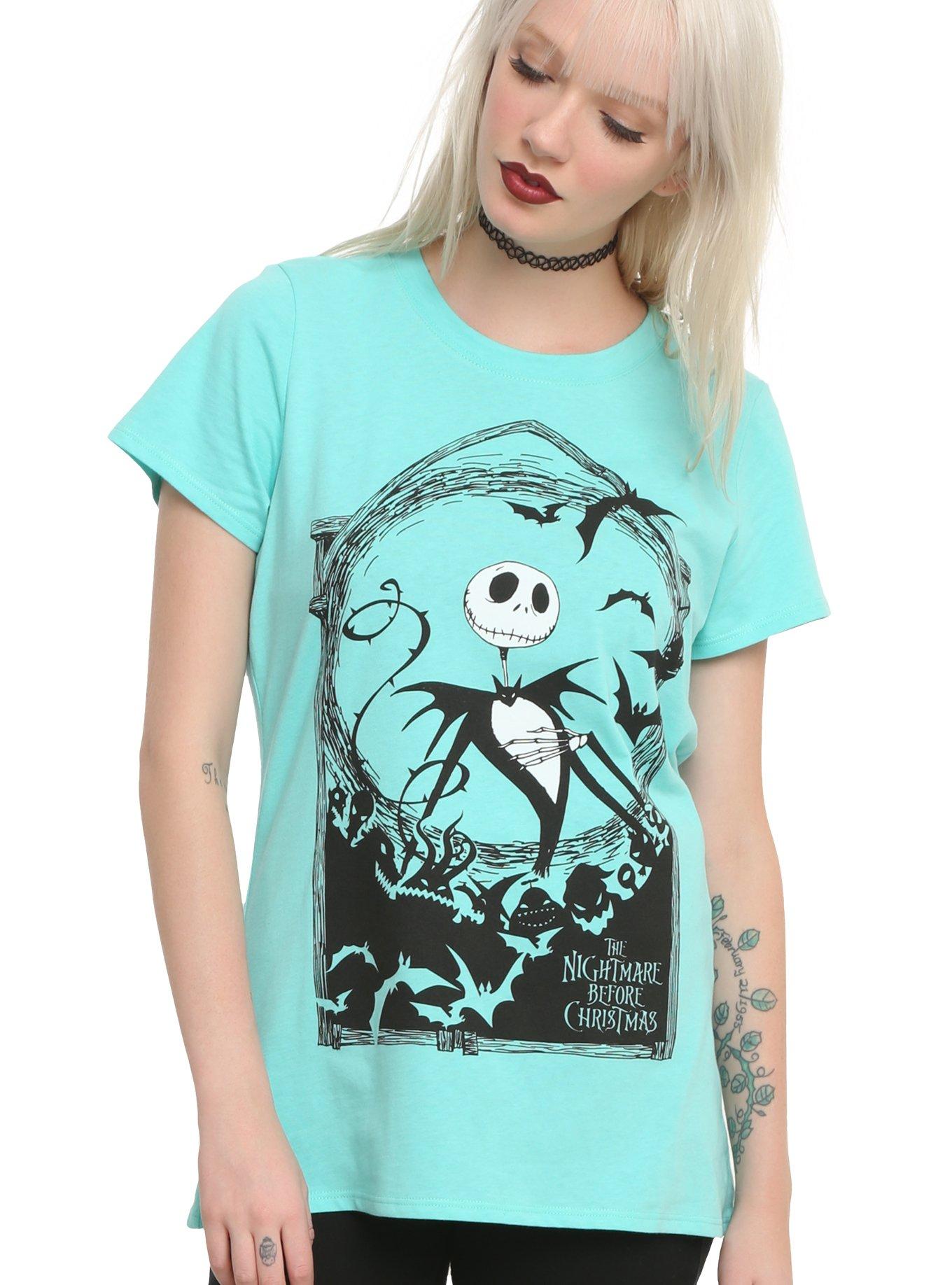 The Nightmare Before Christmas Jack Storybook Girls T-Shirt, MINT, hi-res
