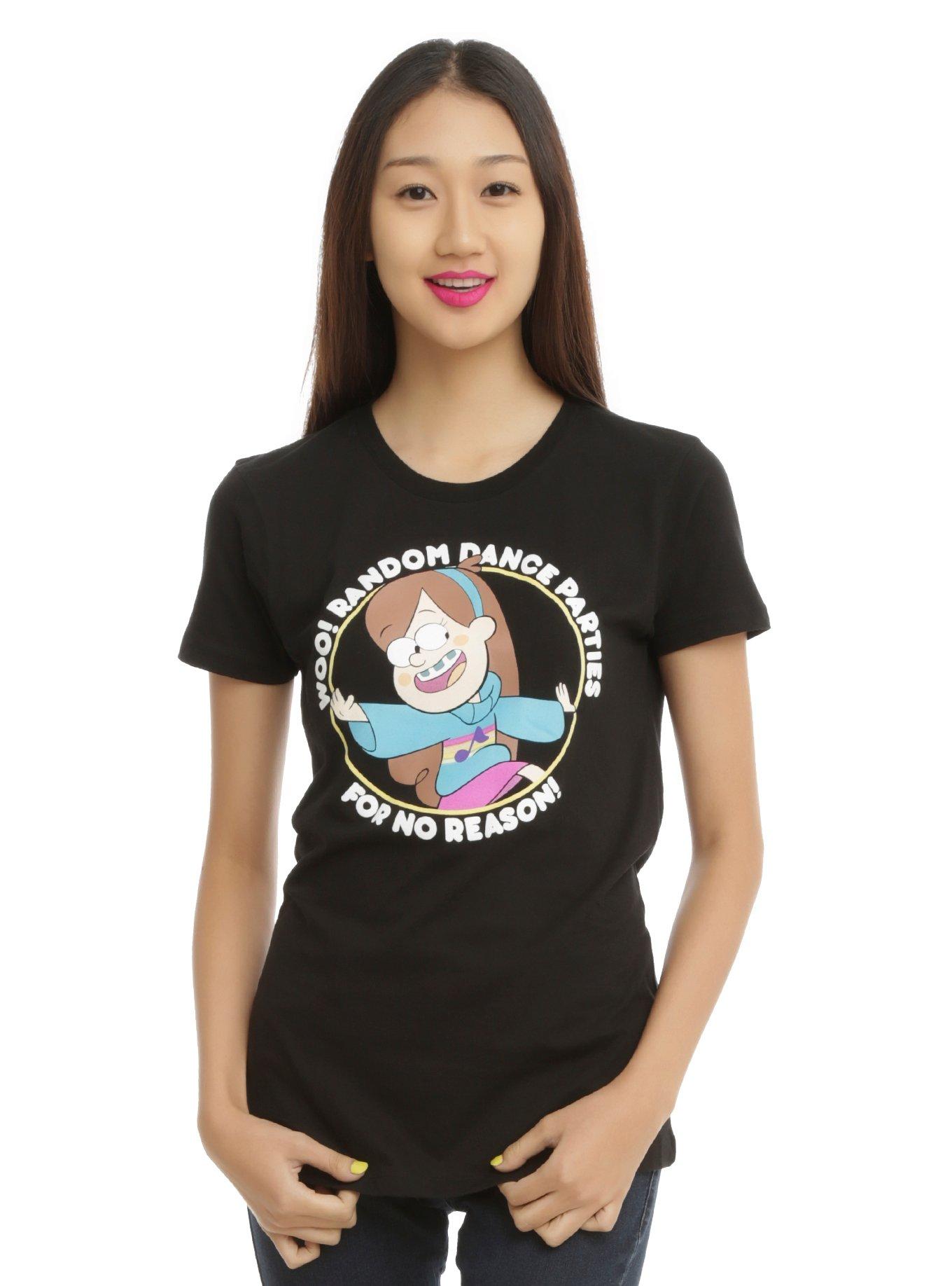 Disney Gravity Falls Random Dance Parties Girls T-Shirt, BLACK, hi-res