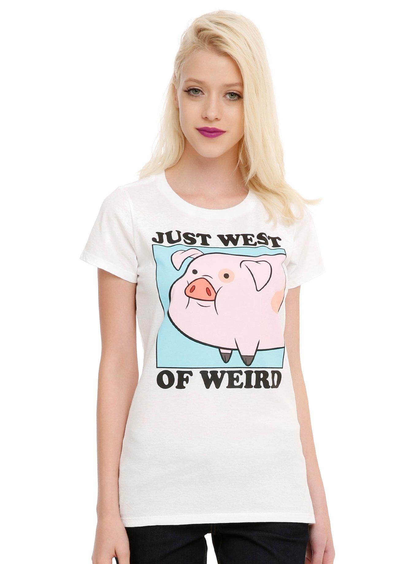 Disney Gravity Falls Waddles Girls T-Shirt, WHITE, hi-res