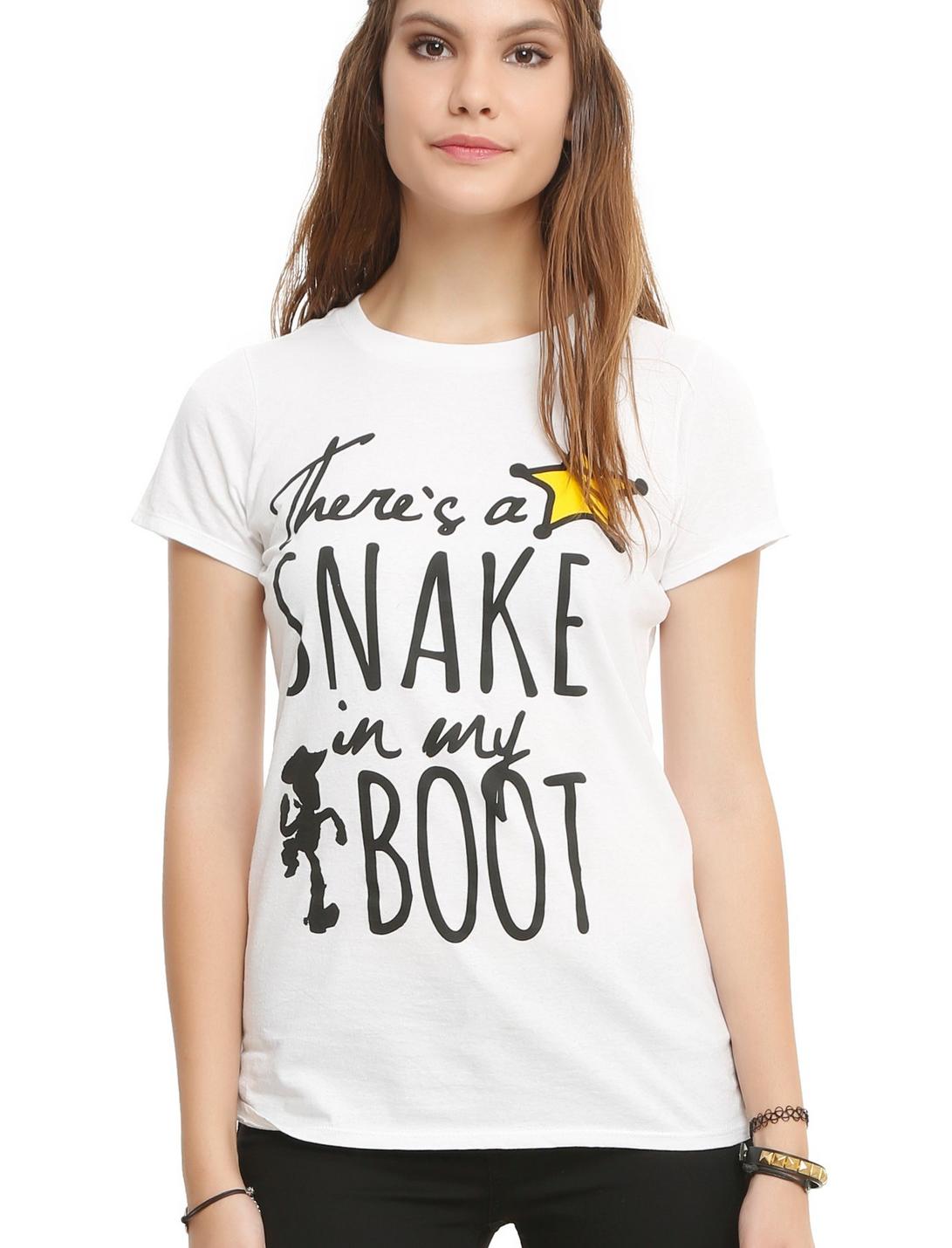 Disney Toy Story Snake In My Boot Girls T-Shirt, WHITE, hi-res