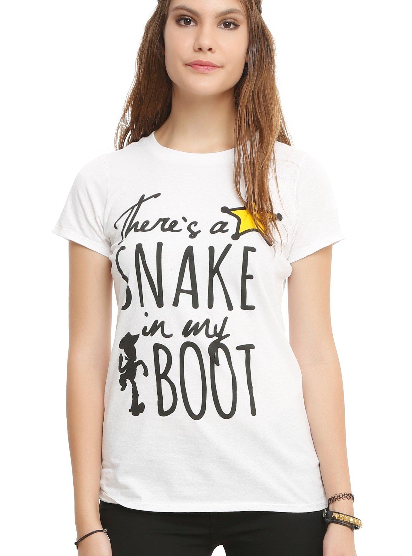 Disney Toy Story Snake In My Boot Girls T-Shirt, WHITE, hi-res