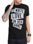 To Write Love On Her Arms Labels Logo T-Shirt, , hi-res