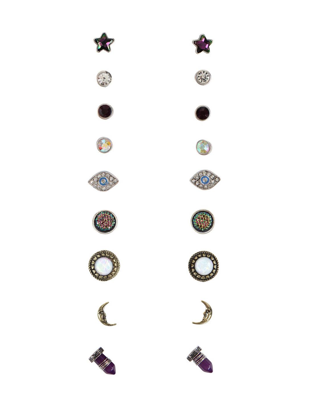 Mystical Crystal Earrings Set, , hi-res
