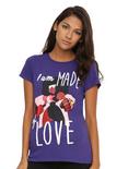 Steven Universe Garnet Made Of Love Girls T-Shirt, PURPLE, hi-res