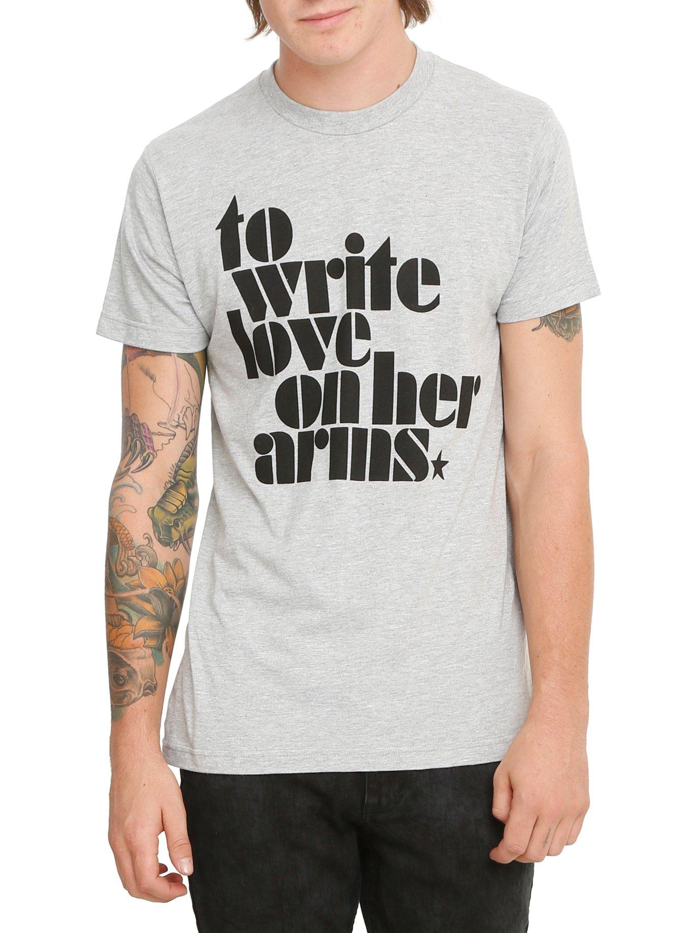 To Write Love On Her Arms Stencil Logo T-Shirt, , hi-res