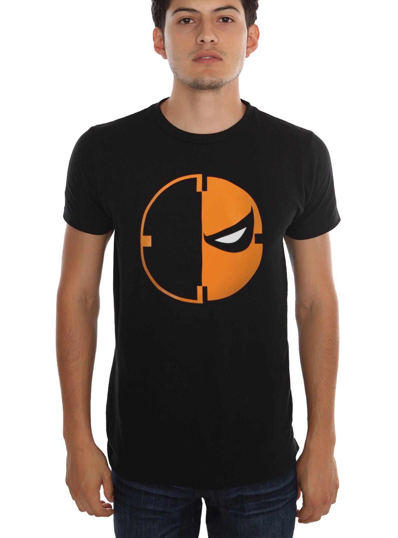 DC Comics Deathstroke Logo T-Shirt, BLACK, hi-res