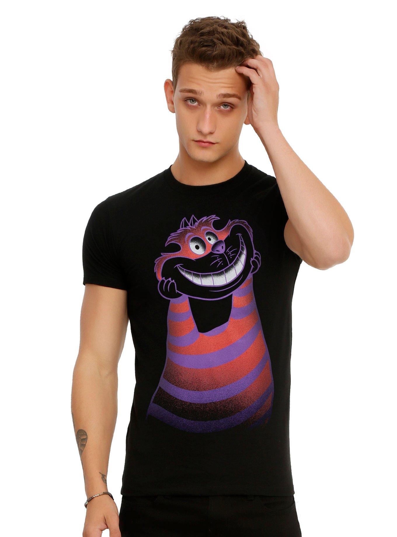 Disney Alice In Wonderland Cheshire Cat Heads Off TShirt Hot Topic