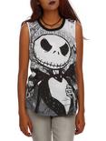 The Nightmare Before Christmas Jack & Sally Girls Muscle Top, MULTI, hi-res