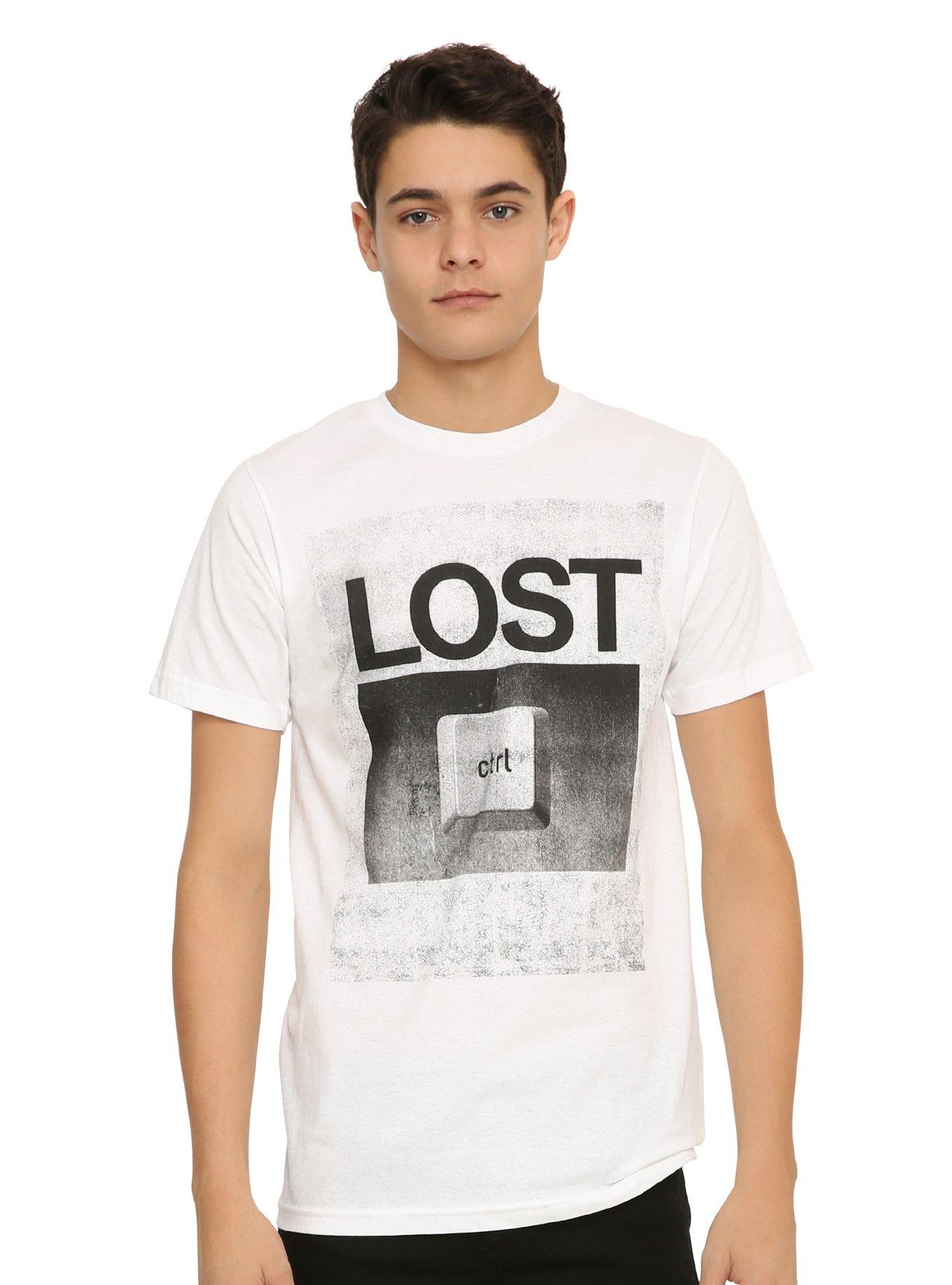 Lost Ctrl T-Shirt, BLACK, hi-res