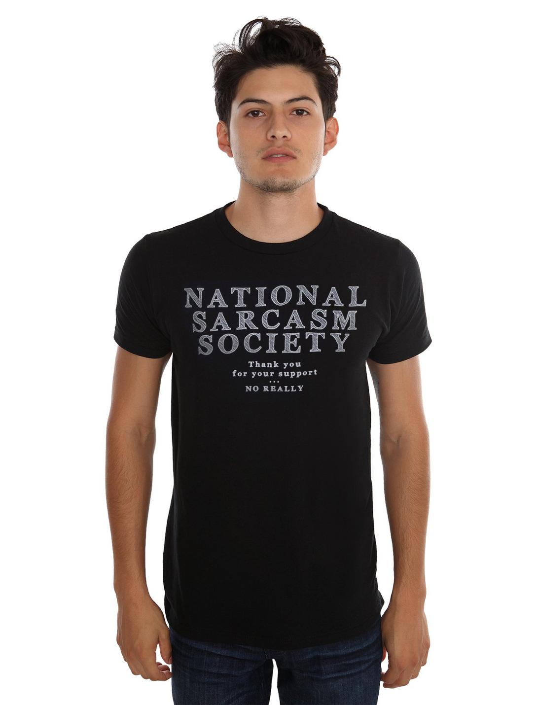 National Sarcasm Society T-Shirt, , hi-res