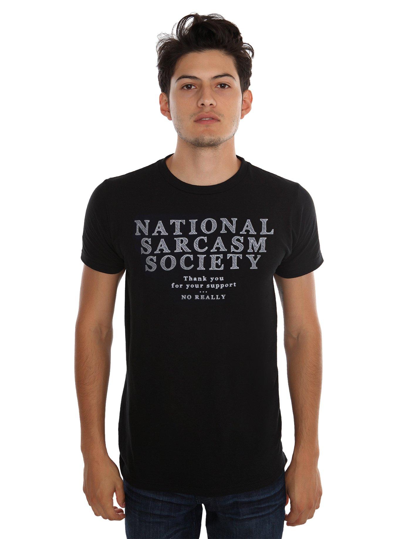 National Sarcasm Society T-Shirt, , hi-res