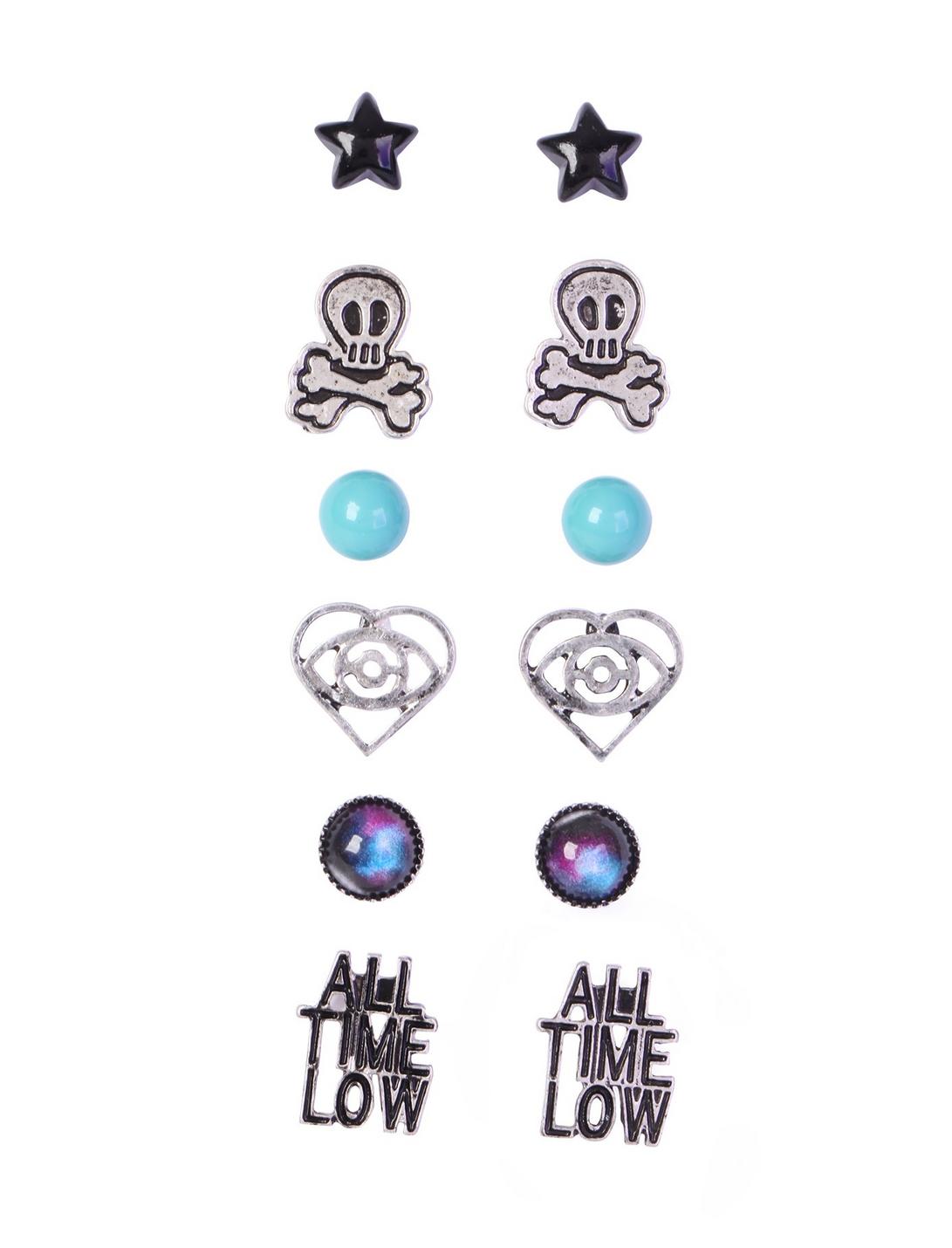 All Time Low 6 Pair Earring Set, , hi-res