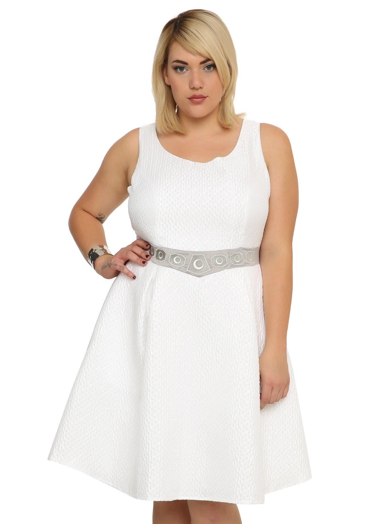 Her Universe Star Wars Princess Leia Dress Plus SIze, BLACK, hi-res