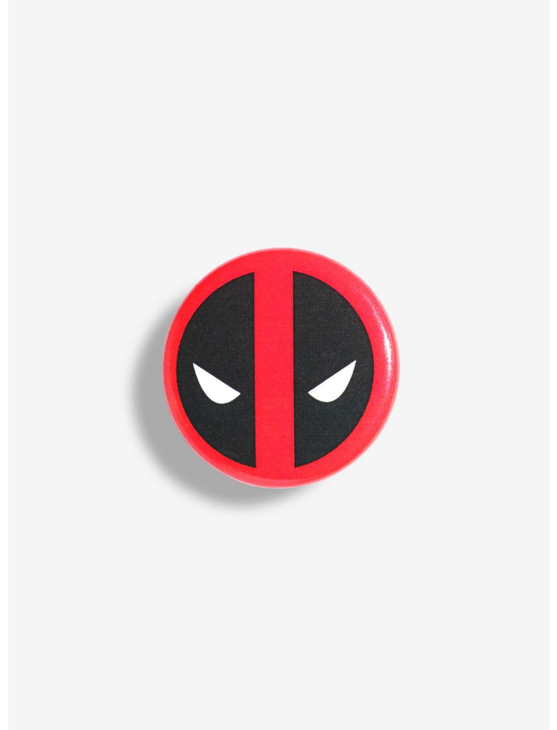 Marvel Deadpool Face Logo Pin, , hi-res