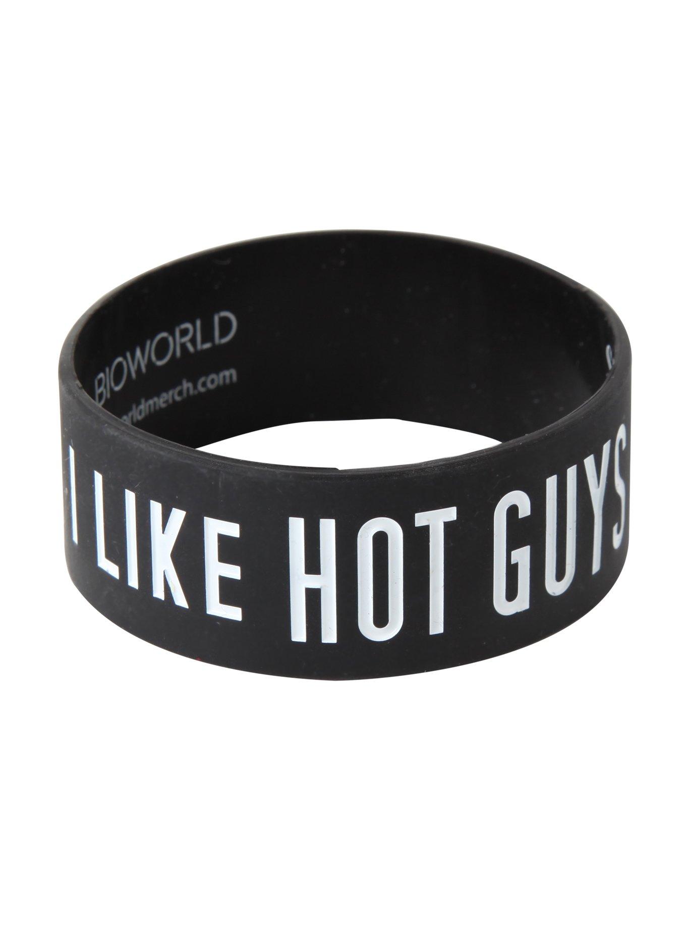 Supernatural Hot Guys And Monsters Rubber Bracelet, , hi-res